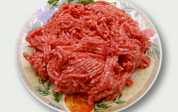 Minced lamb meat
