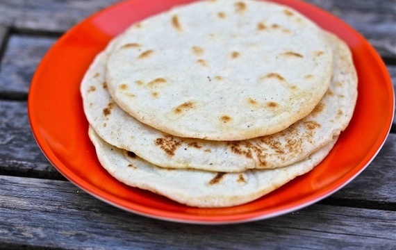 Homemade tortilla