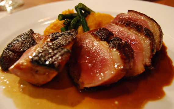 Spicy duck breast