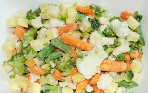Frozen mixed vegetables