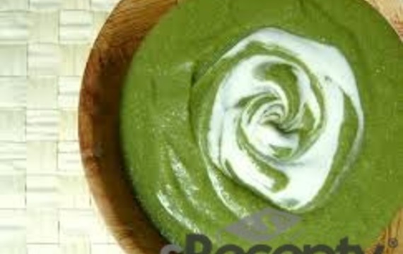 Spinach puree