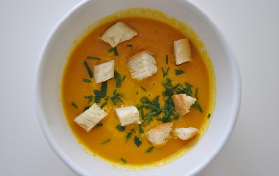 Hokkaido pumpkin soup