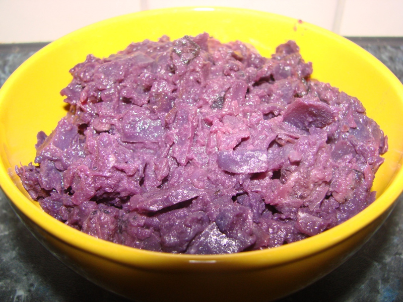 Red cabbage to duck or goose